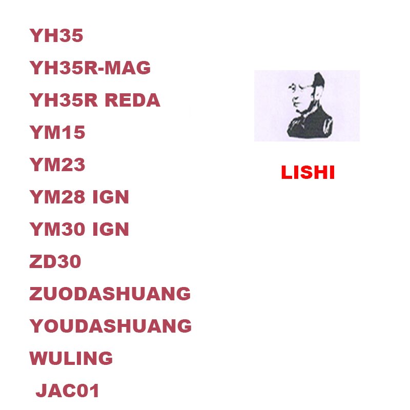LISHI YH35 YH35R ߸  YM15 YM23 YM28 YM30 Z..